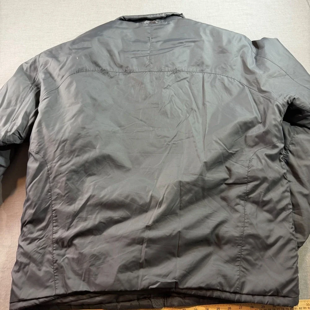 The North Face Puffer Jacket Mens XXL Grey Excellent Insulated Full Zip Coat